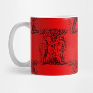 halloween skeleton toile Mug